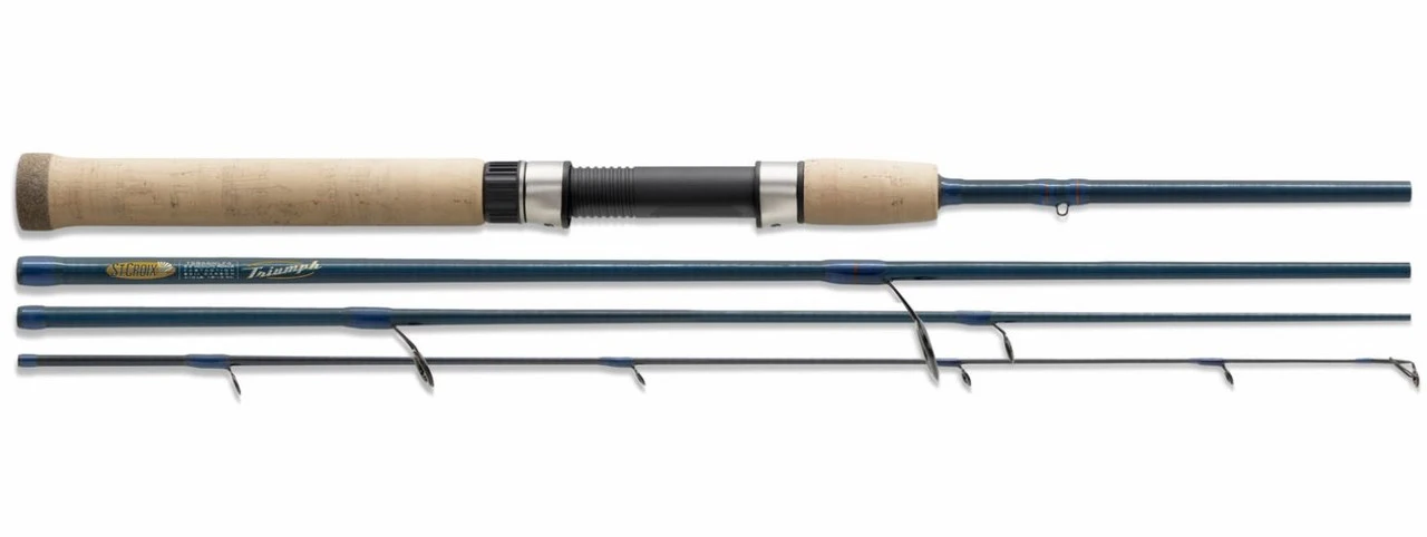 St. Croix Triumph 6'6" Mediuim Light 4pc Travel Spinning Rod TSR66MLF4 - Multi - Image 2