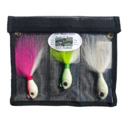 S&S Bucktails John Skinner Swing Hook Fluke Bucktail Bundle