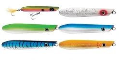 Tsunami Timber Lure Pencil Popper Plugs