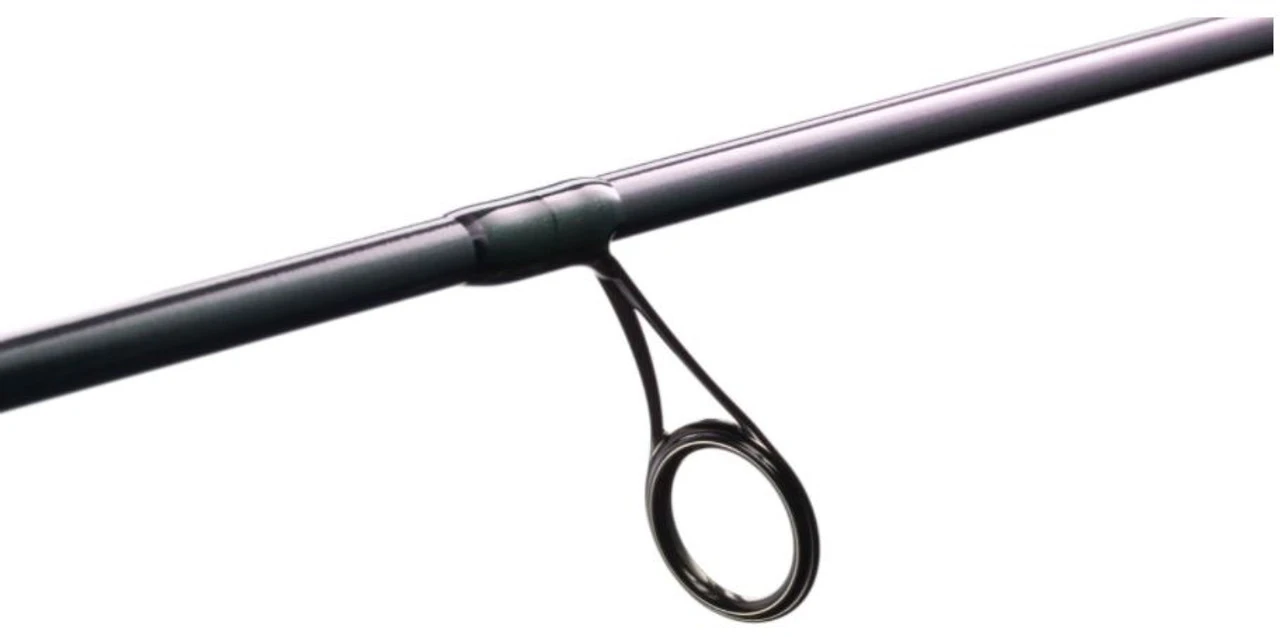 St. Croix Avid Series 6'6" Medium Fast (2pc) Spinning Rod AVS66MF2 - Black - Image 2