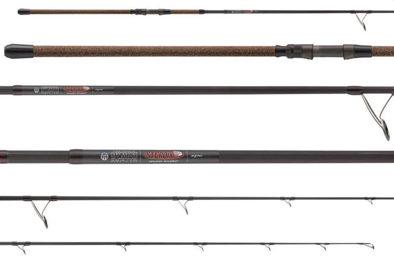St. Croix Avid Surf Spinning Rod (70MF) - Black