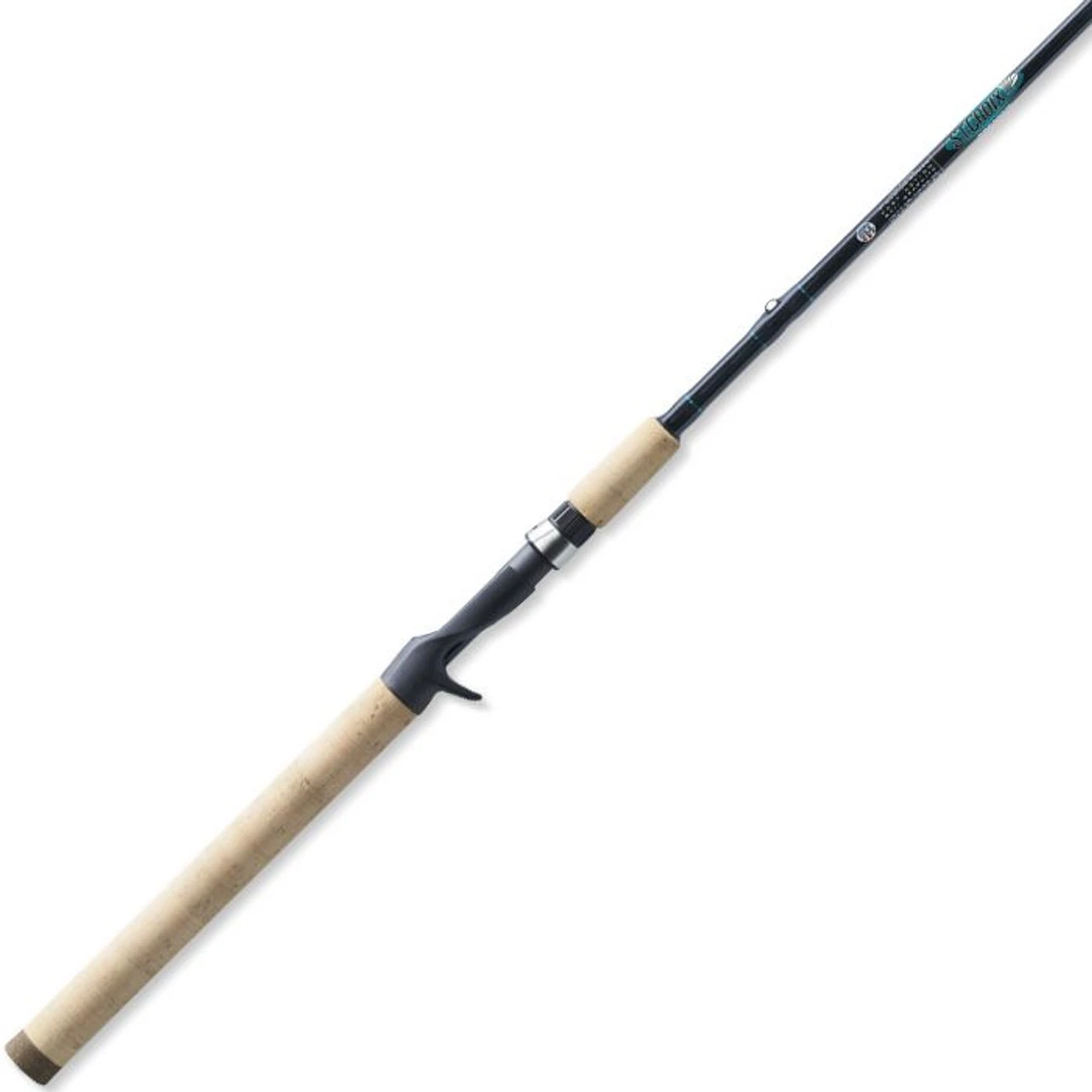 St. Croix Premier 6'6" Medium Heavy Fast 2pc Casting Rod PC66MHF2 - Black/Cork/Multi