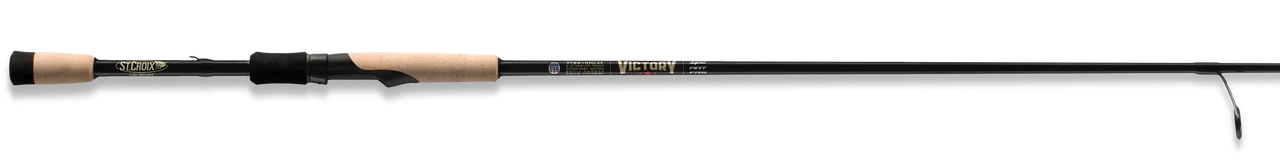 St. Croix Victory Bass 7'1" Medium Fast Spinning Rods VTS71MF - Black/Multi